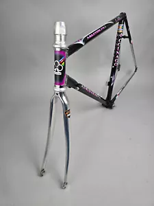 Rahmen Set Colnago Master Piu Gilco 130 mm vintage steel frame 90s 53 cm purple - Bild 1 von 22