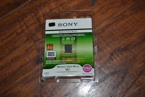 K7- Sony Memory Stick Micro M2 MS-A512D 512 MB M2 Adaptor Included - Picture 1 of 2