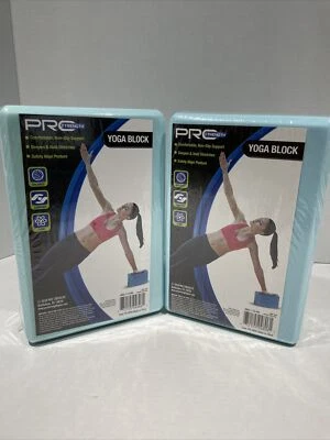 2 Pro Strength Yoga Block Non Slip Support Core Balance Exercise New Sealed-S - Image 1 of 3