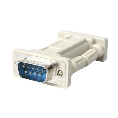 StarTech NM9MF DB9 RS232 Serial Null Modem M/F Adapter - Image 1 of 2
