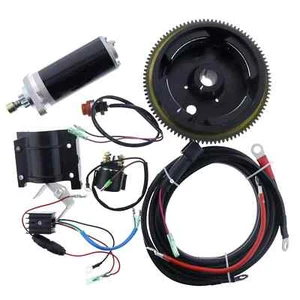 Kit de motor de arranque eléctrico para fueraborda Yamaha 2 tiempos 9,9 HP 15HP volante - Imagen 1 de 1