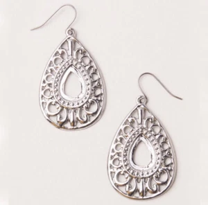 Orecchini a goccia Francina Gunmetal Swirl - Foto 1 di 1