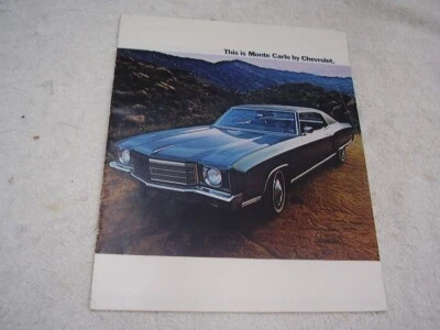 1970 CHEVROLET MONTE CARLO    BROCHURE   ORIGINAL - Image 1 of 4