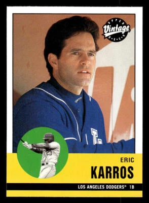 2001 Upper Deck Vintage #240 Eric Karros Card Los Angeles Dodgers - Image 1 of 2