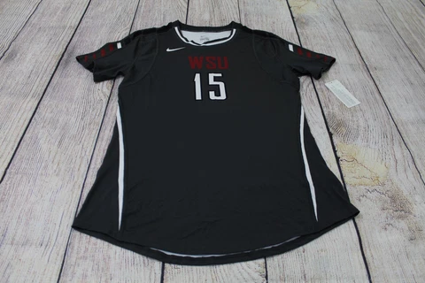 NWT SAMPLE Nike Washington State Cougars WSU #15 Volleyball Jersey Womens Medium Cover