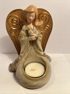 Yankee Candle Angel Tealight Votive Candle Holder Dove Bird 5.5"H - Picture 1 of 5