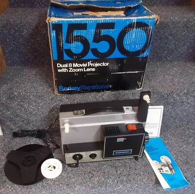 Berkey-Kestone 550 Dual 8mm silent film projector - Works - Image 1 of 4
