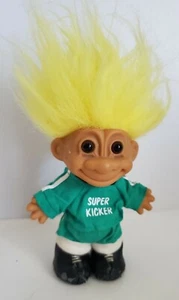 Muñeca Troll Jugador de Fútbol Russ SUPER KICKER # 18411 con Pegatina - Imagen 1 de 5