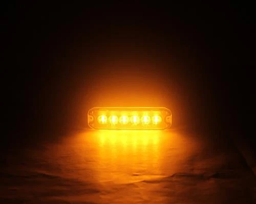 Auto 6 LED Frontblitzer Warnleuchten Blitzlicht Strobe Leuchte LKW Lampe 12/24V - Bild 1 von 1