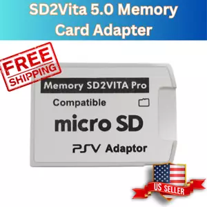 V5.0 SD2VITA Micro SD to Vita Memory Card Pro Adapter For PS PSV 1000/2000 V 5.0 - Picture 1 of 9