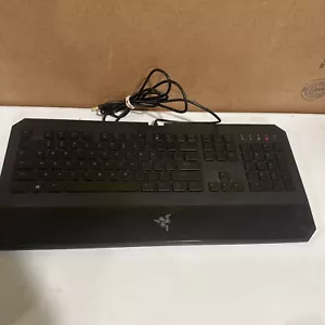 Razer DeathStalker RZ03-0080 Green Backlit Silent Anti-Ghosting Gaming Keyboard - Picture 1 of 10