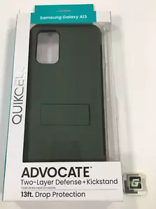 New QUIKCELL ADVOCATE Protective Case for SAMSUNG GALAXY A13 - OLIVE GREEN - Picture 1 of 6