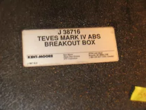 Kent Moore J-38716-2  Teves Mark IV ABS Breakout Box Antilock Brake Tester - Picture 1 of 3