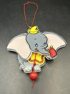 Vintage Disney Dumbo Jumping Jack Zugschnur Weihnachtsschmuck süß - Bild 1 von 6