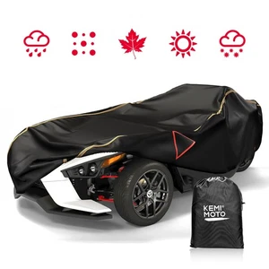 300D Utility Storage Full Cover Waterproof w/ Vents For Polaris Slingshot 107524 - Picture 1 of 12