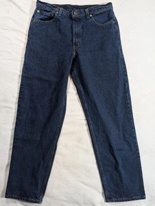 Vintage Levis 550 Mens Jeans Relaxed Fit Blue Denim Size 36(34)x32 USA Made 90's - Picture 1 of 14