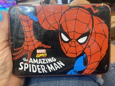 Spiderman Playing Cards Marvel Comics Collectible Tin Special Ed. Christmas Gift - Image 1 of 4