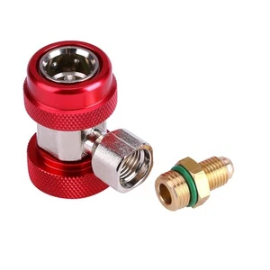 Adaptador de acoplamiento de aire acondicionado bajo alto herramienta central rojo - Imagen 1 de 9
