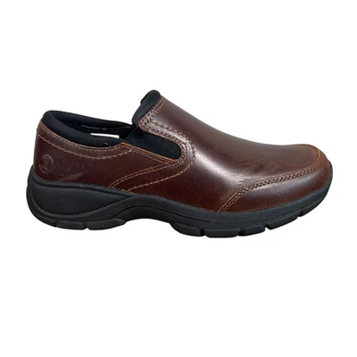 NUEVO Mocasín sin cordones Lands End para todo clima Zapatos para mujer 8B Cuero marrón Foto 1 de 4