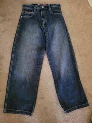 Jeans Southpole de Colección Niños 14 Azul Denim Sueltos Relajados Jeans Patinador Hip Hop Y2K Foto 1 de 4