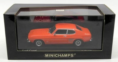 Minichamps 1/43 Scale Model Car 430 085510 - 1969 ford capri - light red - Image 1 of 4