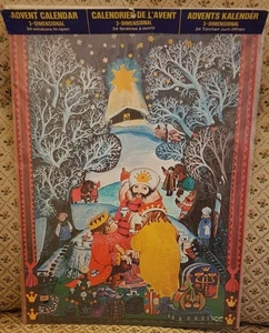 Adventkalender: 3-dimensional, Hl. 3 Könige bringen Geschenke 28 x 39,5 cm - Picture 1 of 1