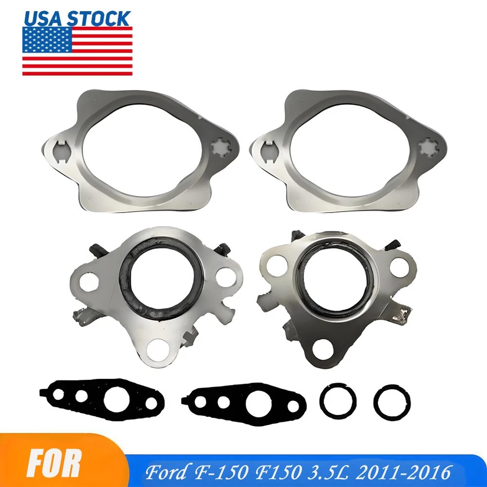 Turbo Exhaust Manifold Install Kit For 2011-2016 Ford F-150 F150 3.5L #ECOBOOST Foto 1 de 4