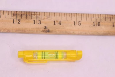 (6-Pk) High Visibility Line Level Plastic Yellow 3" - Image 1 of 3