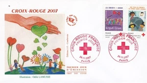 FRANCE 2007 FDC CROIX ROUGE YT 4125 ET 4126 - Imagen 1 de 1