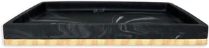 Montage Resin Vanity Tray - Bathroom Organizers and Storage for Makeup, Black - Picture 1 of 2