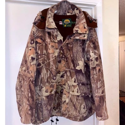Vintage Cabelas Winter Hunting Camo Thinsulate Thermal Insulated Jacket Mens XL - Image 1 of 4