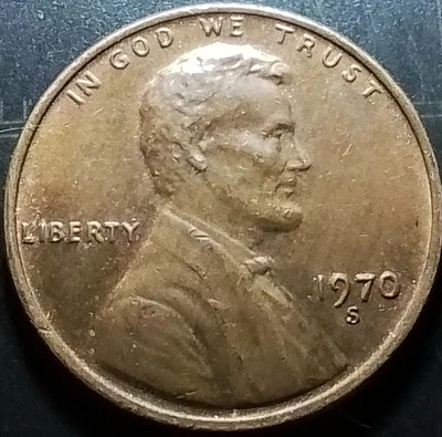 (Oct25) 1970 S DDO Date Red/brown - Image 1 of 4