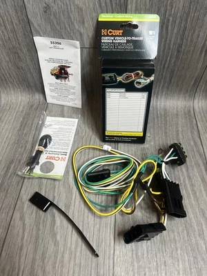 即插即用拖车连接 ~ 适用于:1991 - 97 吉普牧马人 ~ Curt 55356 — 第 1/4 张图片