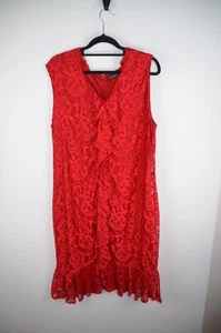 Mariposa womens Red Sleeveless Dress - Picture 1 of 4