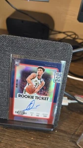 Boleto de novato Panini Contenders 2022 baloncesto óptico Chris Duarte rojo automático/99 - Imagen 1 de 2