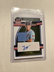 2023 USA Stars & Stripes Josiah Morris Auto Game Used Jersey! Rc Rookie Rare - Picture 1 of 2