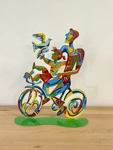 Pop Art Metallskulptur " Wochenendfahrt " von DAVID GERSTEIN - Bild 1 von 7