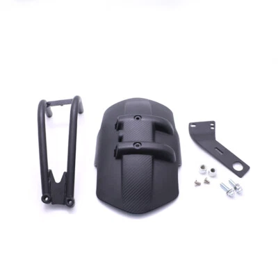 Guardabarros contra salpicaduras de rueda trasera negro guardabarros para moto universal Honda CB GW250 Foto 1 de 4