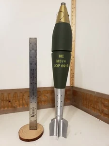 Mortero M374 81 mm impreso en 3D - Réplica Cosplay Recreación FALSO TODO PLÁSTICO - Imagen 1 de 13
