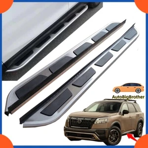 2PCS Running Boards Side Steps Nerf Bar Fits for Nissan Pathfinder 2022 2023 24 - Picture 1 of 14