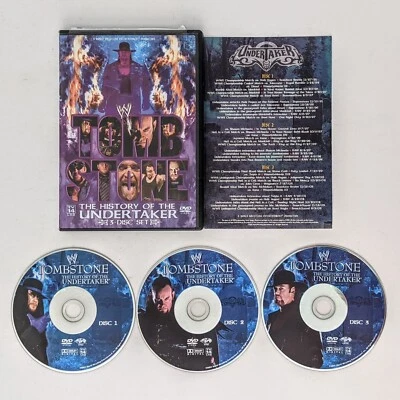 WWE - Tombstone: The History of the Undertaker (DVD, 2005, 3-Disc Set) - Image 1 of 4