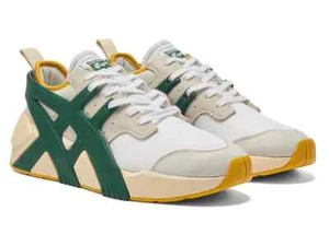 Asics Onitsuka Tiger BIG LOGO TRAINER 2.0 1183A795 WHITE/PINE GREEN Men's Women - Picture 1 of 8