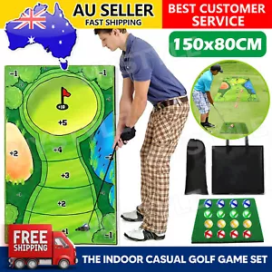 The Indoor Casual Golf Game Set Golf Putting Royale Golf Game Golf Hitting Mats - Picture 1 of 10