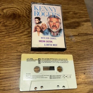 Kenny Rogers Duets Cassette 1984 Liberty Kim Carnes, Sheena Easton, Dottie West - Picture 1 of 3