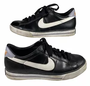 Nike Sweet Classic Low Black Leather Skate Sneakers Shoes Womens Sz 9 - Picture 1 of 6