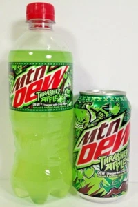Mountain Dew Thrashed Apple,20oz. and 12oz. (In Hand,Same Day Free Shipping) - Picture 1 of 2