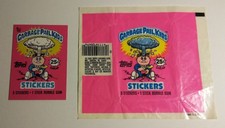 Garbage Pail Kids 80th Topps Anniversary Adam Bomb art card +85 original Wrapper