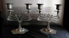 ANCIENNE PAIRE DE BOUGEOIRS ART NOUVEAU OSIRIS de WALTER SCHERF & Co Nuremberg