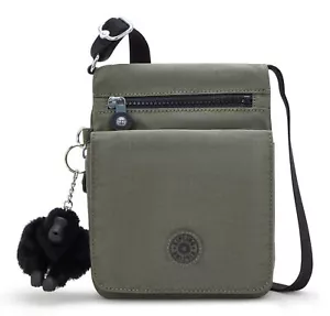 Bolso bandolera Kipling Basic New Eldorado Crossbody Bag S Green Moss nuevo - Imagen 1 de 4