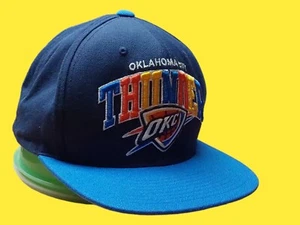 Mitchell & Ness Oklahoma City Donnermütze Kappe Druckknopflasche blau verstellbar OKC NBA - Bild 1 von 5